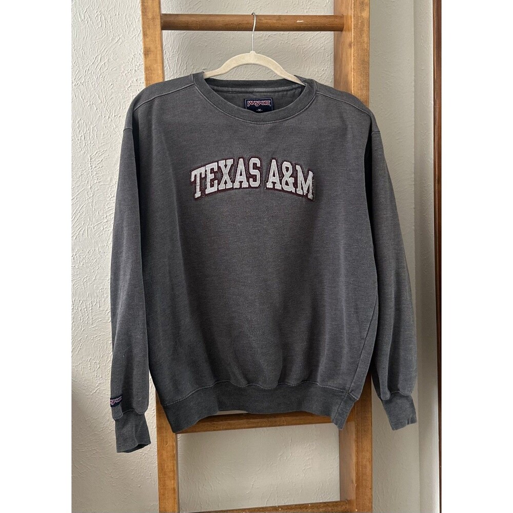 VTG 90s  A&M Jansport Sweater Pullover Gray SZ M